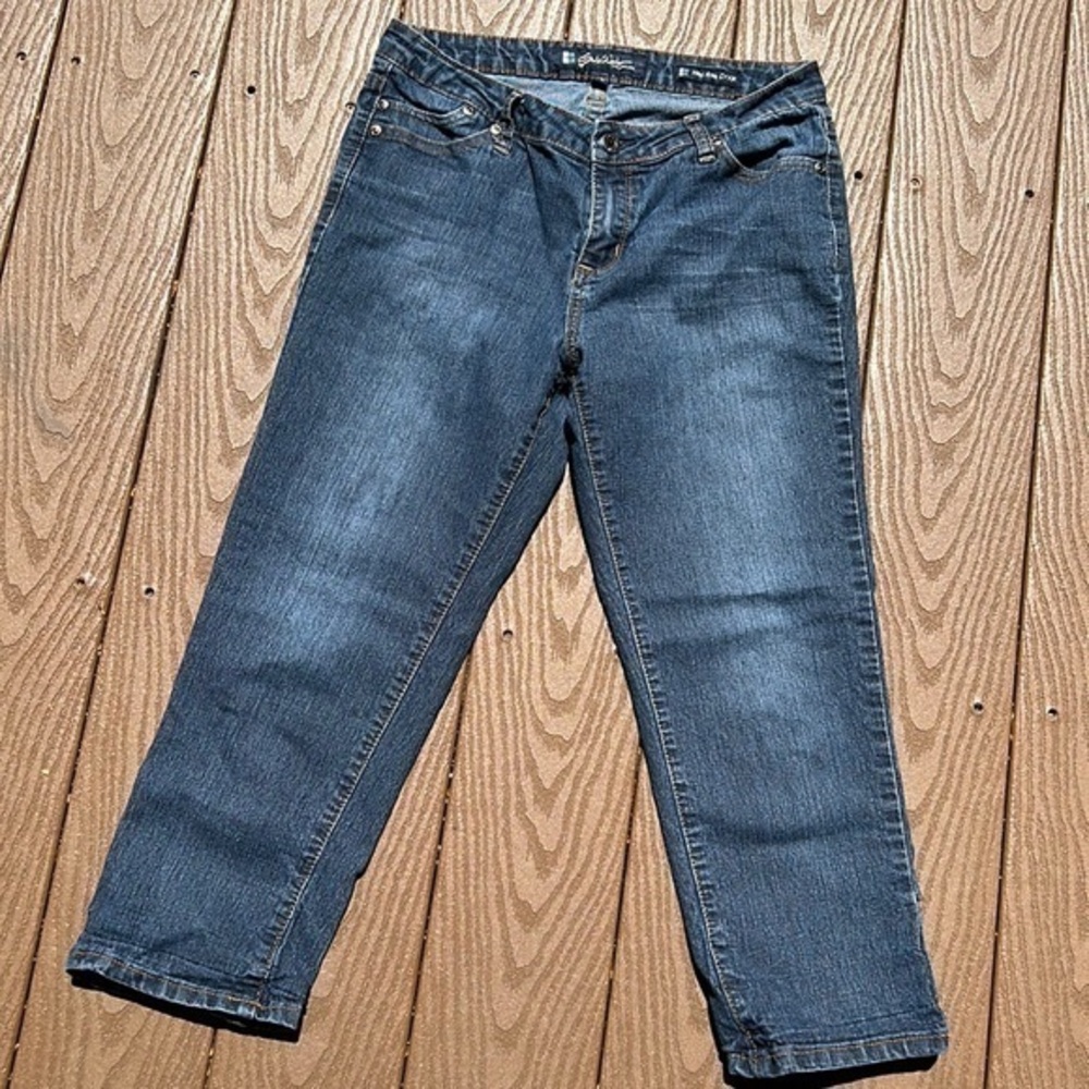 Salt Works New York City Medium Rise Crop Jeans